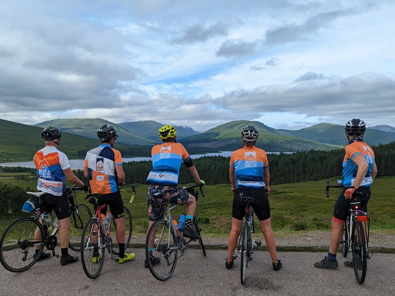 In awe of the Scottish Highlands on Land's End to John O'Groats, one of our 2024 Charity Bike Rides for MS